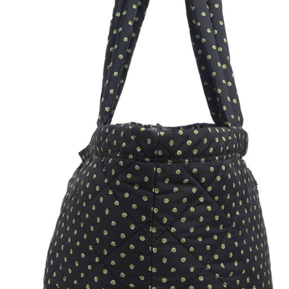 Marc Jacobs medium black and green polka dot tote. - Picture 3 of 5